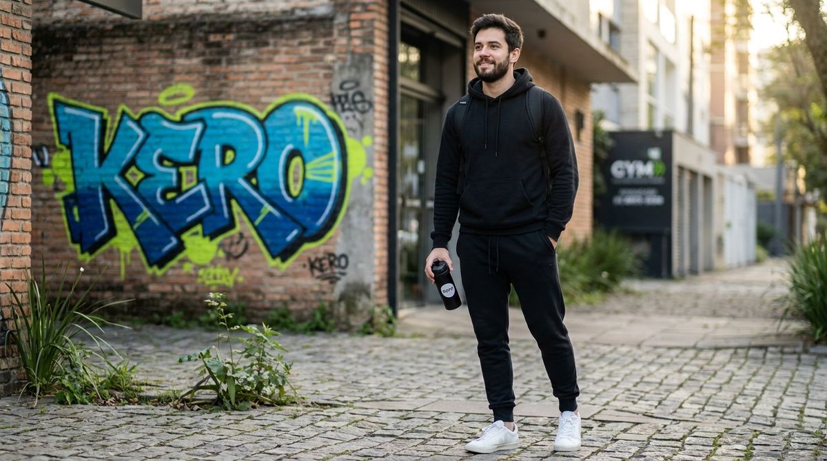 Camiseta Kero Calça Jogger Masc - vista do produto, look